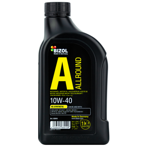 Синтетическое моторное масло Allround 10W-40 - 1 л